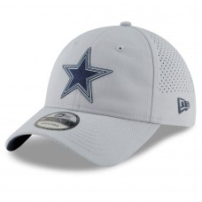 Men's Dallas Cowboys New Era Gray 2018 Training Camp 9TWENTY Adjustable Hat 3041277
